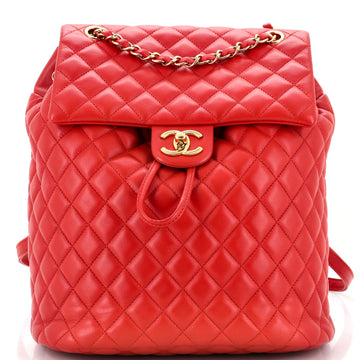 Chanel Urban Spirit Backpack Quilted Leather Large