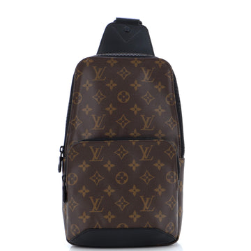 Louis Vuitton Avenue Sling Bag Macassar Monogram Canvas