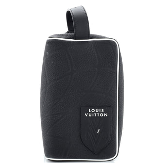 Louis Vuitton Cloakroom Dopp Kit Limited Edition FIFA World Cup Embossed Taurillon Leather
