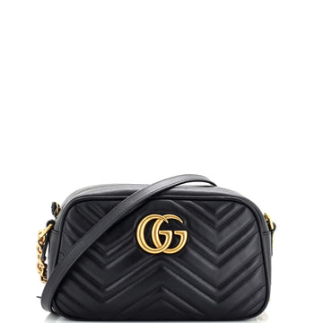 Gucci GG Marmont Shoulder Bag Matelasse Leather Small