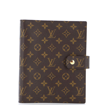 Louis Vuitton Ring Agenda Cover Monogram Canvas GM