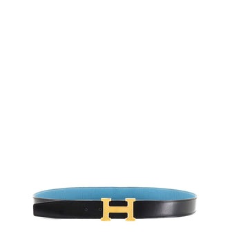Hermes Constance Reversible Belt Leather with Guilloche Hardware Medium
