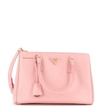 Prada Double Zip Lux Tote Saffiano Leather Small
