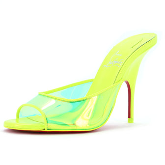 Christian Louboutin Just Arch Heeled Mules PVC 100