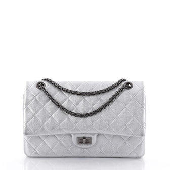 Chanel Reissue 2.55 Handbag Quilted Lambskin 226 Silver 2505101