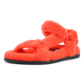 Fendi Women's Feel Sandals Shearling