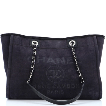 Chanel Deauville Tote Mixed Fibers Small