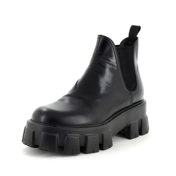 Prada Women's Monolith Chelsea Boots Leather
