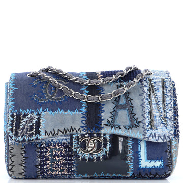 Chanel Flap Bag Multicolor Patchwork Medium
