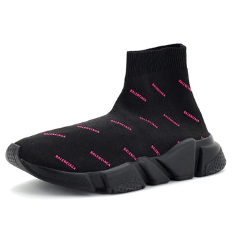 Balenciaga Women's Speed Sneakers Printed Technical Knit