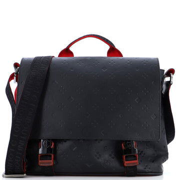 Christian Louboutin Loubiclic Messenger Bag Embossed Leather