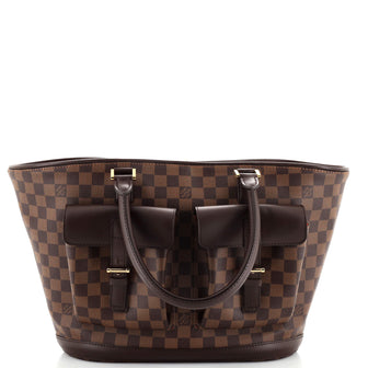 Louis Vuitton Manosque Handbag Damier GM