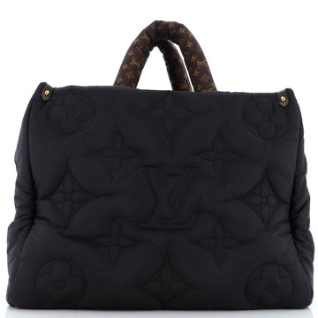 Louis Vuitton Pillow OnTheGo Tote Monogram Quilted Econyl Nylon GM