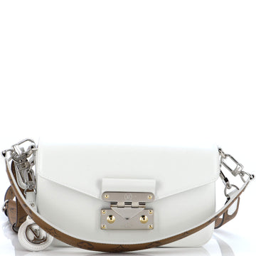 Louis Vuitton Swing Handbag Leather and Reverse Monogram Canvas