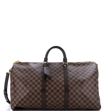Louis Vuitton Keepall Bandouliere Bag Damier 55
