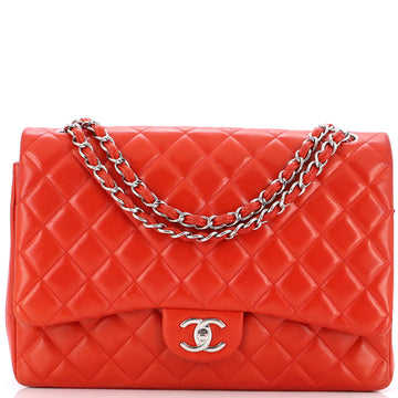 Chanel Classic Double Flap Bag Quilted Lambskin Maxi
