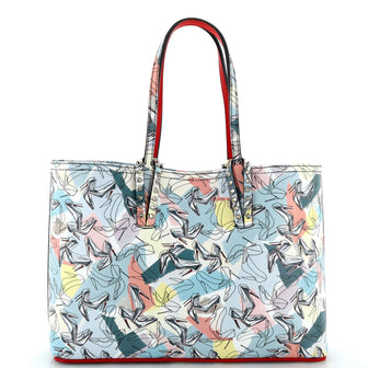 Christian Louboutin Cabata East West Tote Printed Leather Small