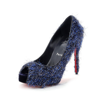 Christian Louboutin Women's Very Prive Pumps Lurex Thread Fabric 120
