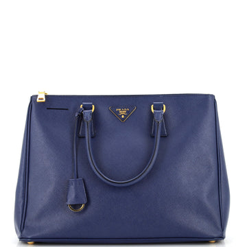 Prada Double Zip Lux Tote Saffiano Leather Large