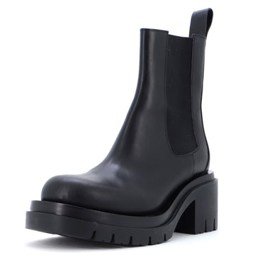 Bottega Veneta Women's Lug Heeled Chelsea Boots Leather