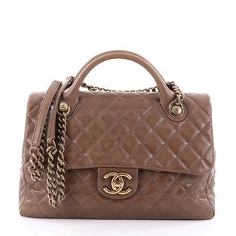 Chanel Castle Rock Flap Bag Quilted Glazed Calfskin 2507101