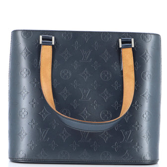 Louis Vuitton Mat Stockton Handbag Monogram Vernis