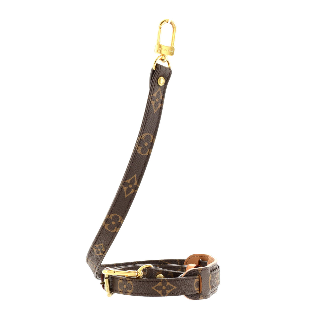 Louis Vuitton Adjustable Shoulder Strap Monogram Canvas 16mm Brown 2507911