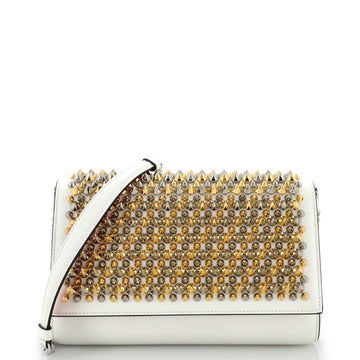 Christian Louboutin Paloma Clutch Spiked Leather