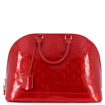 Louis Vuitton Alma Handbag Monogram Vernis GM