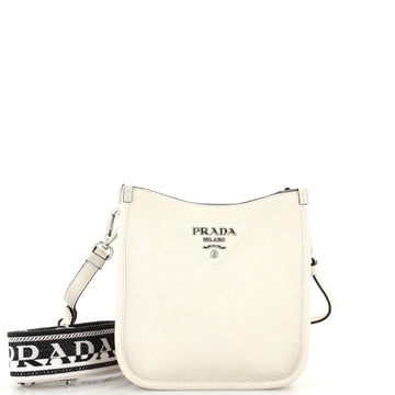 Prada Logo Strap Crossbody Bag Vitello Daino Mini