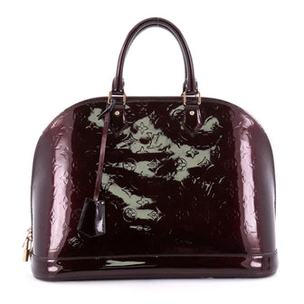 Louis Vuitton Alma Handbag Monogram Vernis GM Brown 2508801
