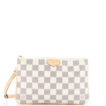 Louis Vuitton Double Zip Pochette Damier