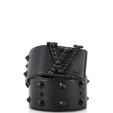 Louis Vuitton LV Initiales Clous Belt Studded Leather Extra Wide