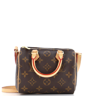 Louis Vuitton Speedy Bandouliere Bag Monogram Canvas Nano