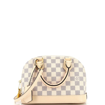 Louis Vuitton Alma Handbag Damier with Braided Detail BB