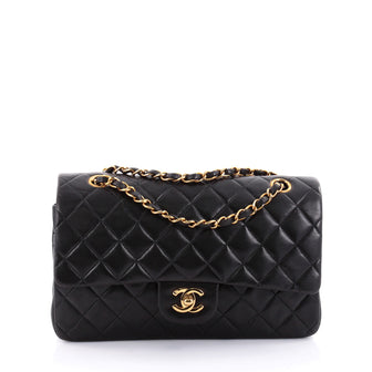 Chanel Vintage Classic Double Flap Bag Quilted Lambskin 2509801