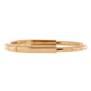 Tiffany & Co. Lock Bangle Bracelet 18K Rose Gold