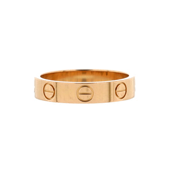Cartier Love Wedding Band Ring 18K Rose Gold
