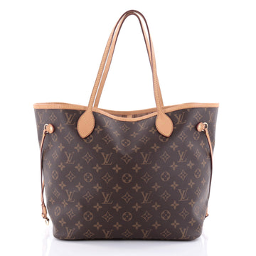 Louis Vuitton Neverfull Tote Monogram Canvas MM Brown 2510102