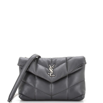 Saint Laurent Loulou Puffer Shoulder Bag Quilted Leather Mini