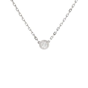 Cartier Cartier D'Amour Pendant Necklace 18K White Gold with Diamond Small