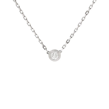 Cartier Cartier D'Amour Pendant Necklace 18K White Gold with Diamond Small