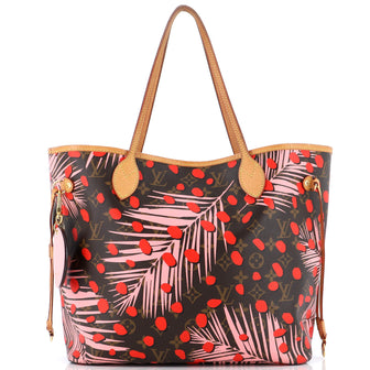Louis Vuitton Neverfull NM Tote Limited Edition Monogram Jungle Dots MM
