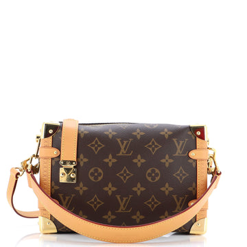 Louis Vuitton Side Trunk Handbag Monogram Canvas PM