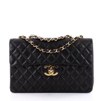 Chanel Vintage Classic Single Flap Bag Quilted Lambskin 2510701