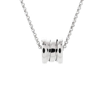 Bvlgari B.Zero1 Pendant Necklace 18K White Gold