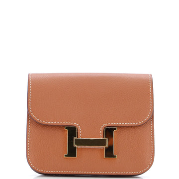 Hermes Constance Slim Wallet Evercolor