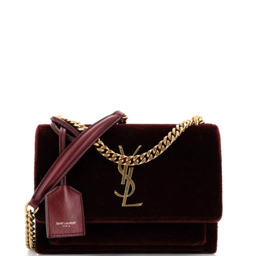 Saint Laurent Sunset Crossbody Bag Velvet Small