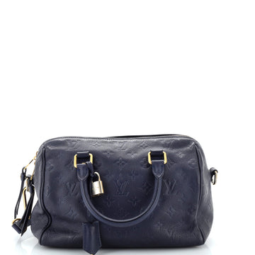 Louis Vuitton Speedy Bandouliere NM Bag Monogram Empreinte Leather 25