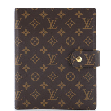 Louis Vuitton Ring Agenda Cover Monogram Canvas GM